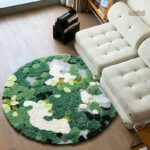 Tapis design unique avec couleurs vives
