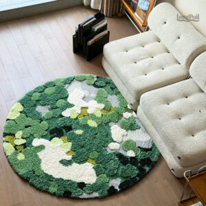 Tapis design unique avec couleurs vives