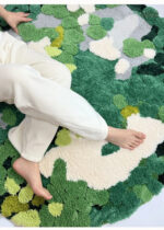 Tapis artistique aux teintes éclatantes pour chambres