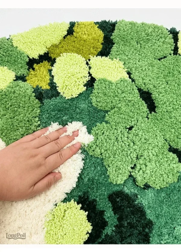 Tapis décoratif coloré pour espace créatif
