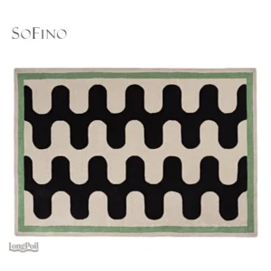 Tapis haut de gamme contemporain en design luxueux