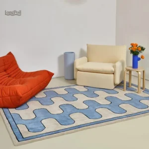 Tapis de luxe moderne avec motifs uniques et chic
