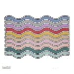 Tapis arc-en-ciel coloré pour une décoration ludique