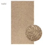 Tapis jute pour décoration intérieure