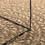 Tapis jute élégant pour entrée