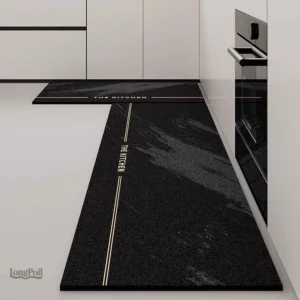 Tapis antidérapant pour cuisine en vinyle
