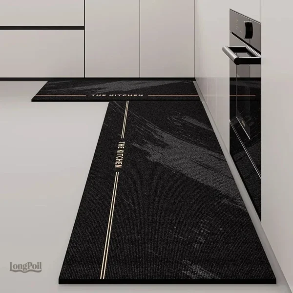 Tapis antidérapant pour cuisine en vinyle