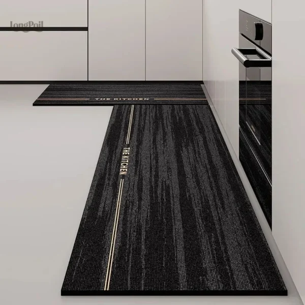 Tapis vinyle long pour cuisine moderne