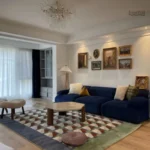 Tapis avec motifs damier, dimensions 200x300 cm