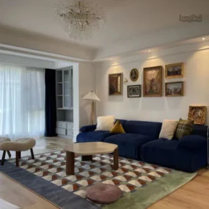 Tapis avec motifs damier, dimensions 200x300 cm