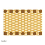 Tapis damier couleur élégant pour décoration intérieure