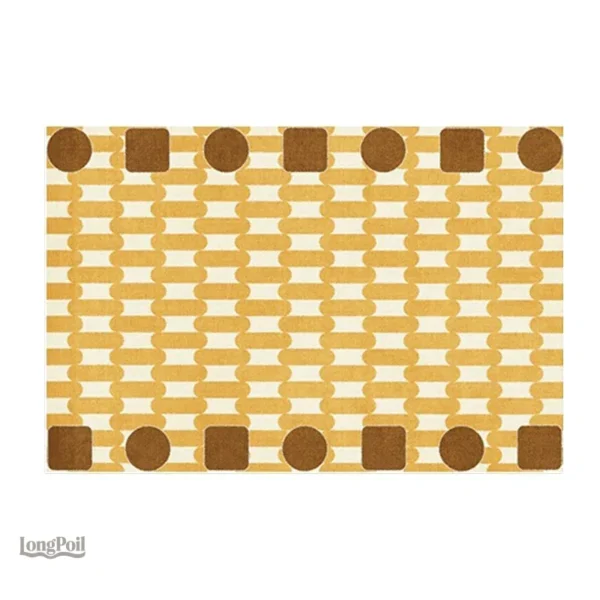 Tapis damier couleur élégant pour décoration intérieure