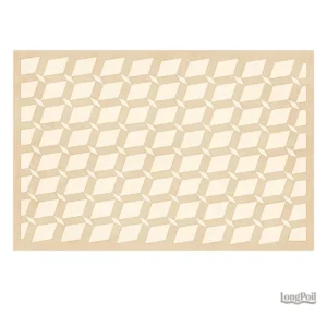 Tapis Damier Multicolore au design moderne et coloré