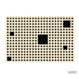 Tapis damier noir et blanc élégant pour décoration intérieure