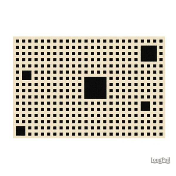 tapis-damier-noir-blanc-1 Tapis damier noir et blanc élégant pour décoration intérieure