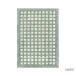 Tapis damier pour salon, design élégant et moderne