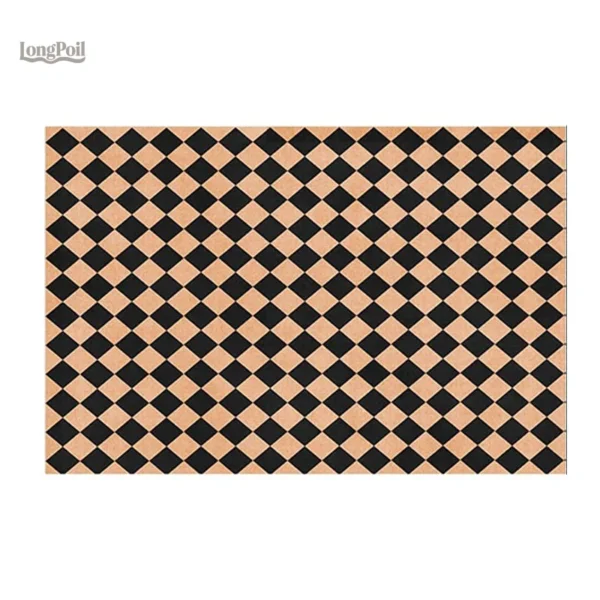 tapis-damiers-1 Tapis Damiers au design élégant en noir et blanc