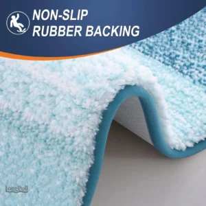 Tapis de salle de bain en microfibre pour un séchage rapide