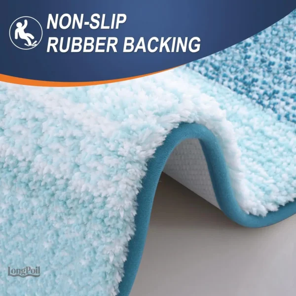 Tapis de salle de bain en microfibre pour un séchage rapide