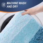 Tapis de bain lavable et facile d'entretien pour usage quotidien