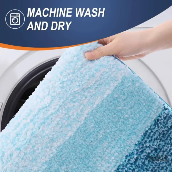 Tapis de bain lavable et facile d'entretien pour usage quotidien