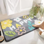 Tapis de bain absorbant pour une salle de bain confortable