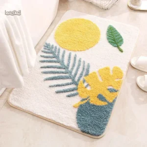 Tapis de bain design original pour salle de bain moderne