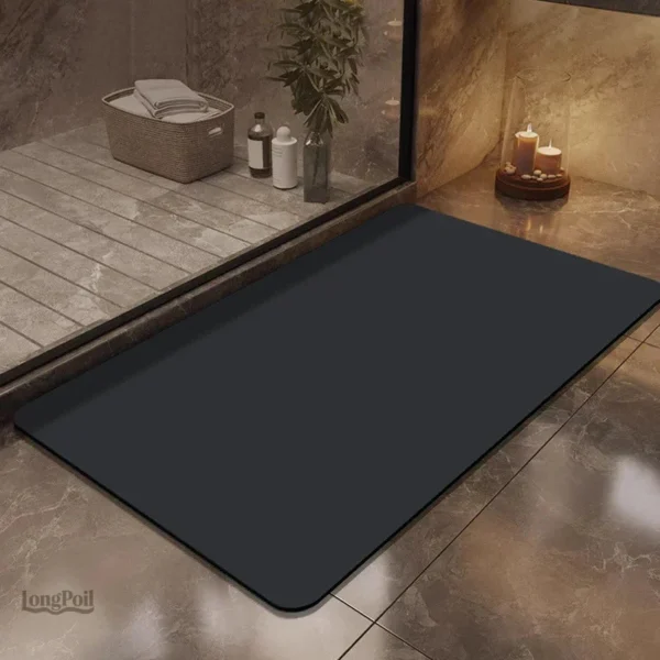 Tapis de Bain Diatomite absorbant et décoratif