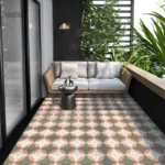 Tapis de balcon confortable et décoratif pour extérieurs