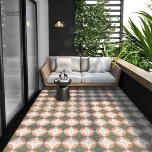 Tapis de balcon confortable et décoratif pour extérieurs