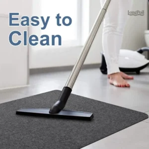 Tapis de bureau en PVC, facile à nettoyer et durable