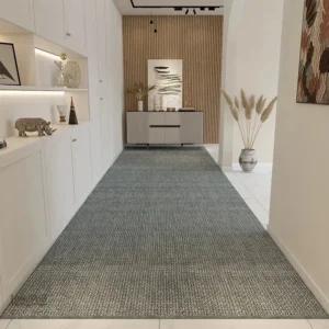 Tapis de couloir long élégant et moderne