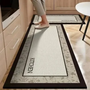 Tapis de cuisine vinyle lavable pour un entretien facile