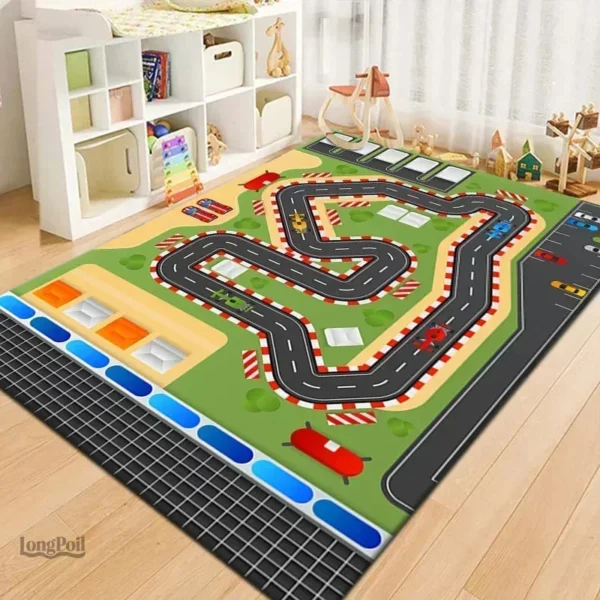 tapis-de-jeu-pour-voiture-1 Tapis de jeu voiture avec circuit pour enfants