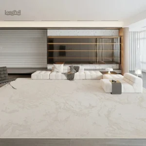 Tapis effet marbre élégant et moderne pour décoration intérieure