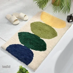 Tapis de salle de bain doux et absorbant