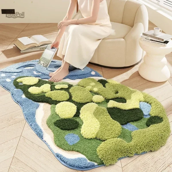 Tapis design avec motifs contemporains