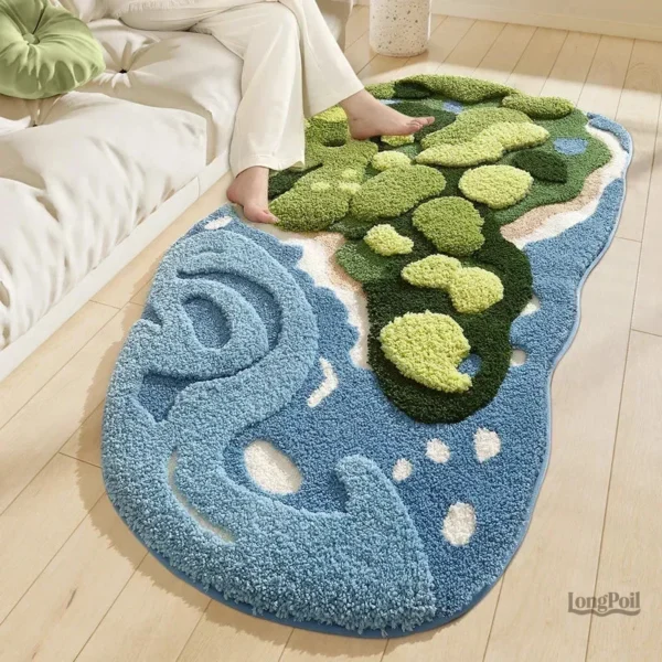 Tapis de salon au style épuré et raffiné