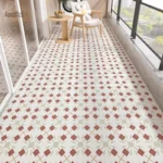Tapis de sol pour balcon, design moderne et élégant