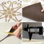 Tapis de sol design cuisine, style moderne et durable