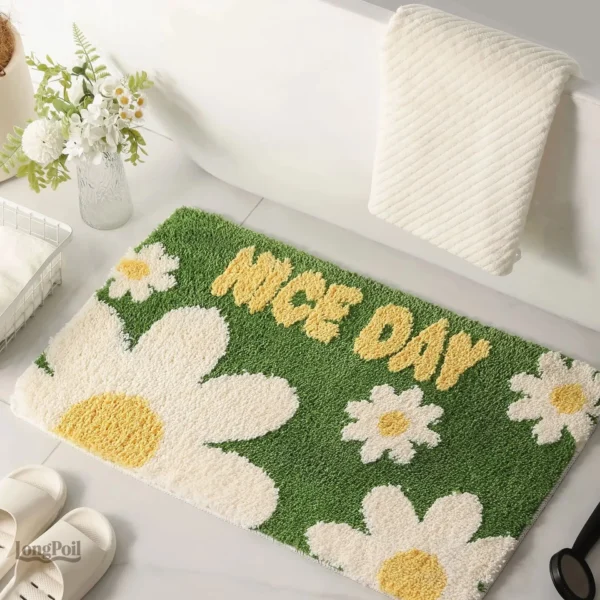 tapis-de-sol-salle-bain-1 Tapis de sol pour salle de bain, design moderne et pratique