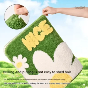 Tapis antidérapant pour un usage sécurisé dans la salle de bain