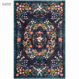 Tapis Fleurs coloré pour décoration intérieure