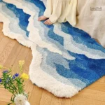 Tapis décoratif pour descente de lit chic