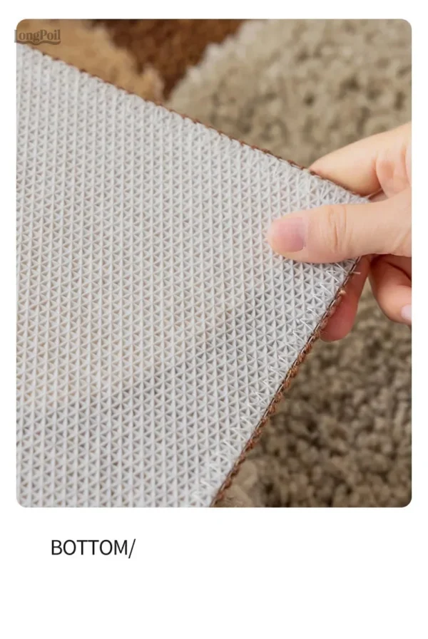 Tapis moderne en textile doux et agréable au toucher