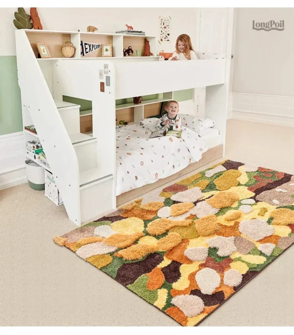 Tapis décoratif contemporain pour salon ou chambre