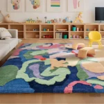 Tapis contemporain aux motifs élégants et modernes