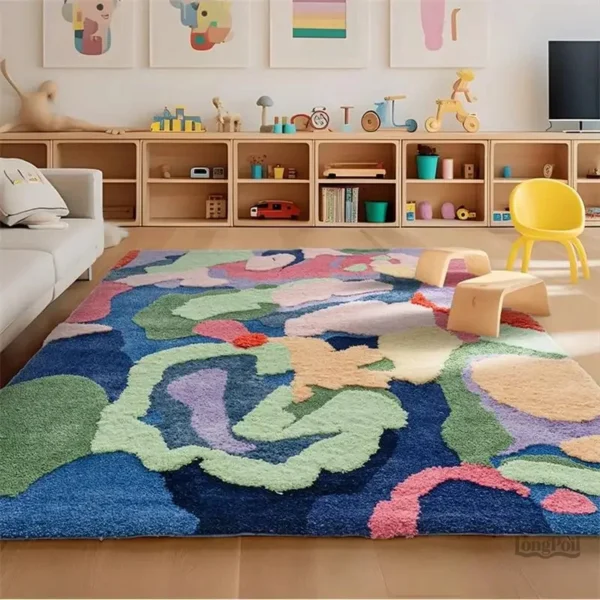 Tapis contemporain aux motifs élégants et modernes