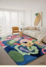 Tapis design avec une palette de couleurs raffinée