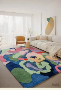 Tapis design avec une palette de couleurs raffinée